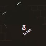 tik tok logo on smartphone